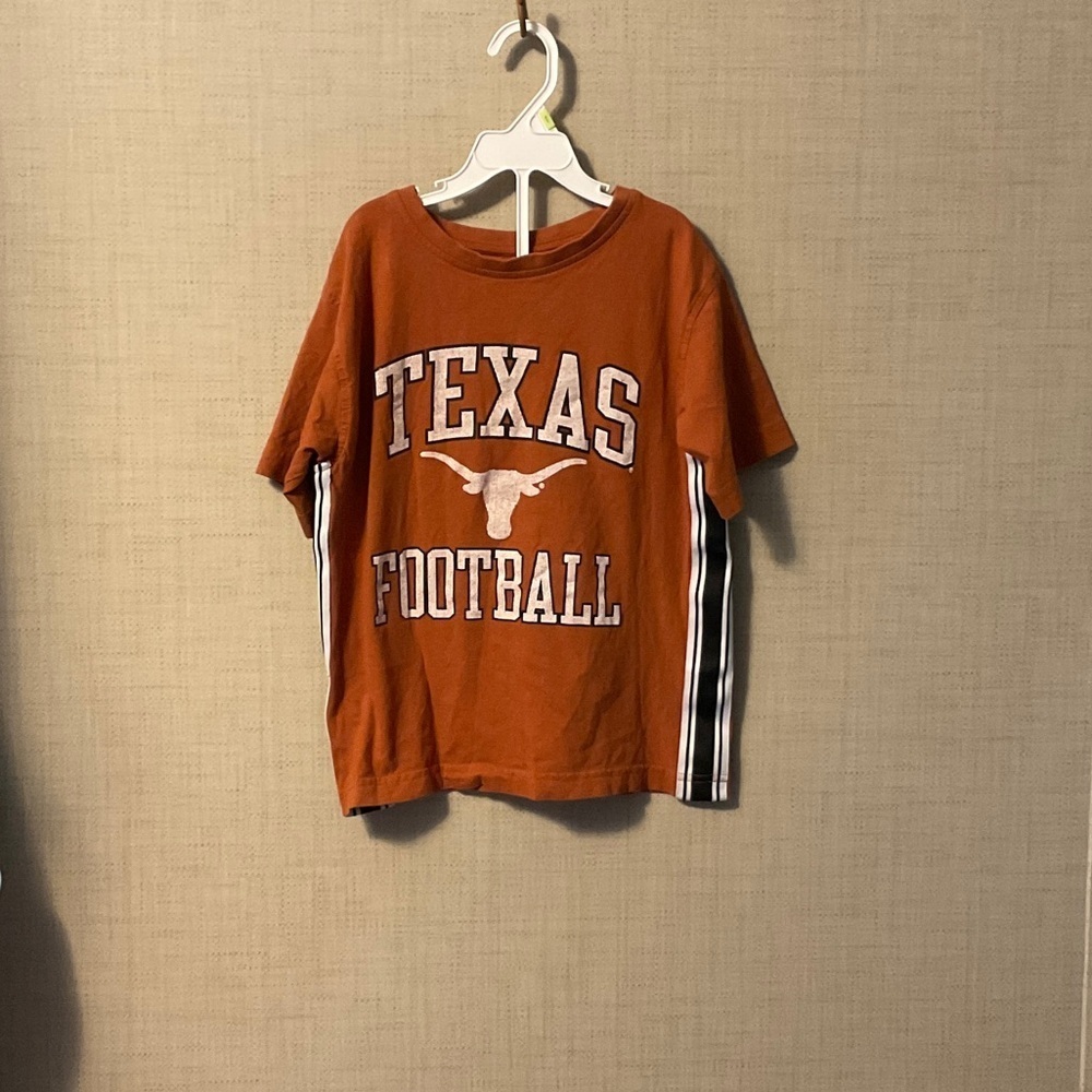 Pro Edge Texas Football Kids Orange Tee